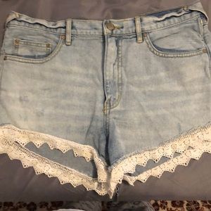 Free People Denim Shorts